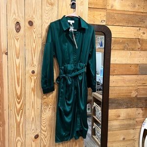 NWT Womens green she + sky size small dress. Gorgeous!